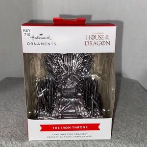💥NEW💥 Hallmark Game Of Thrones House Of Dragon “The Iron Chair” Ornament